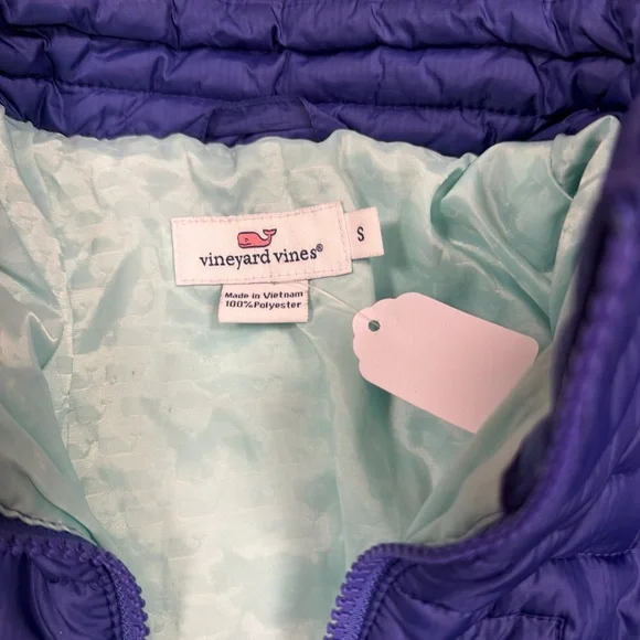 Vineyard Vines Purple Puffer Jacket - Picture 4 of 6